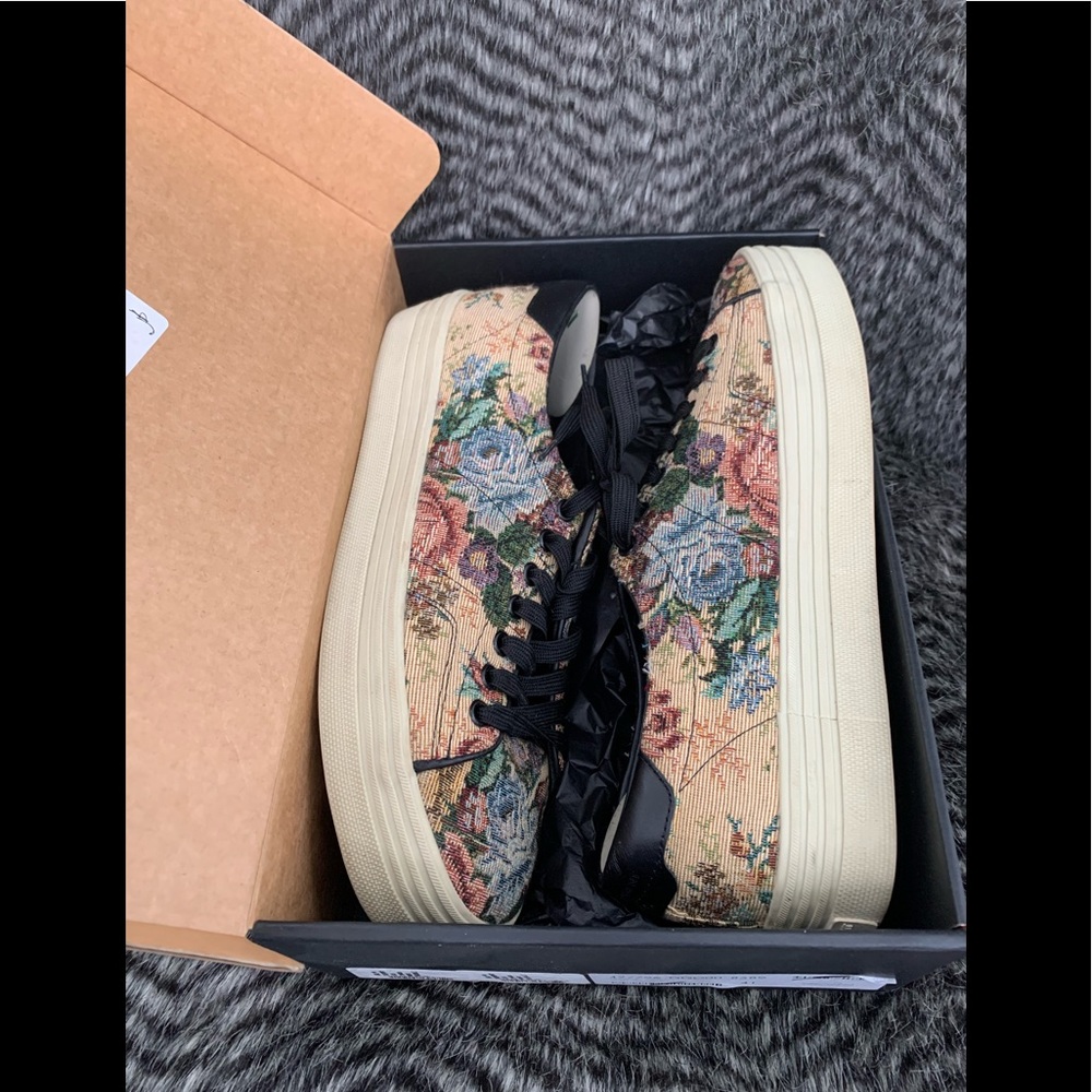 YSL SAINT LAURENT Court Classic Floral sneakers 41